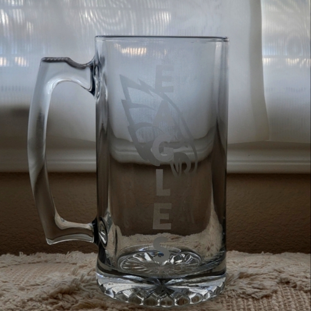 Custom Glass Beer Mug with name - Picture 3 of 10